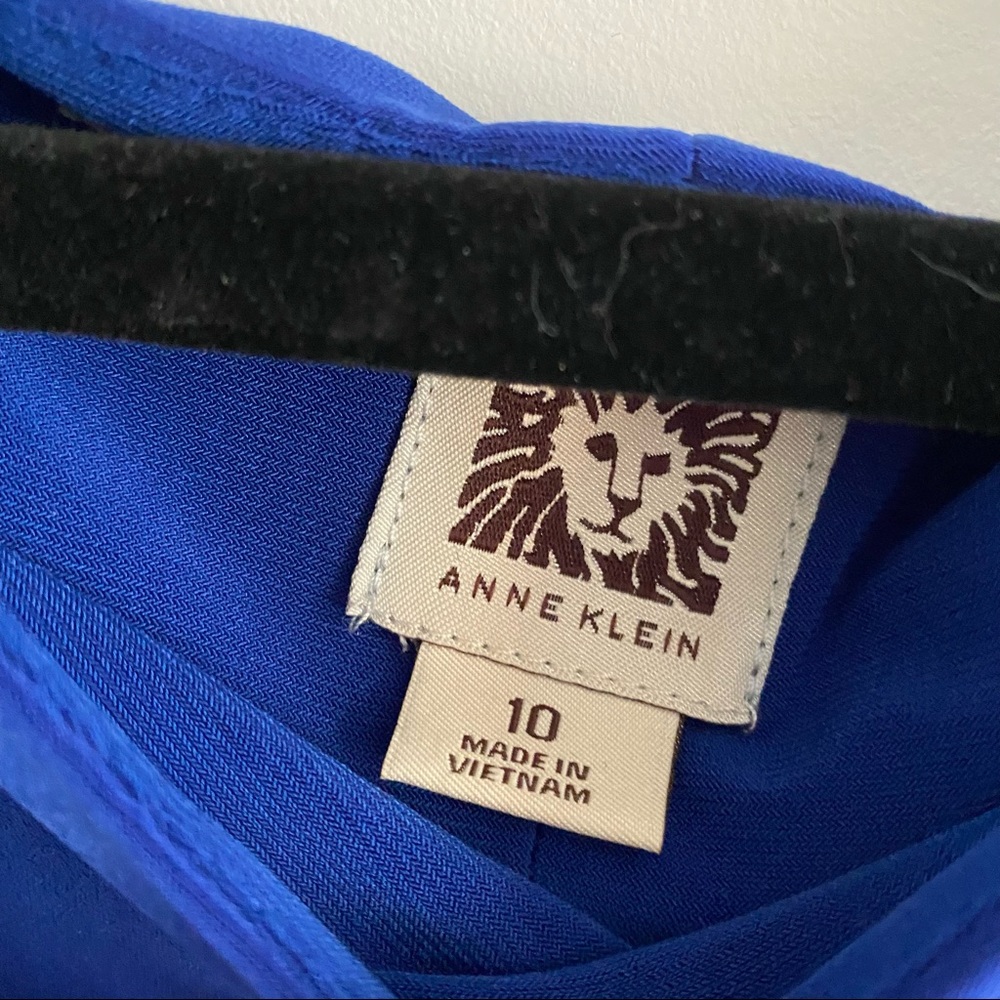 Royal blue draped dress - Picture 12 of 13